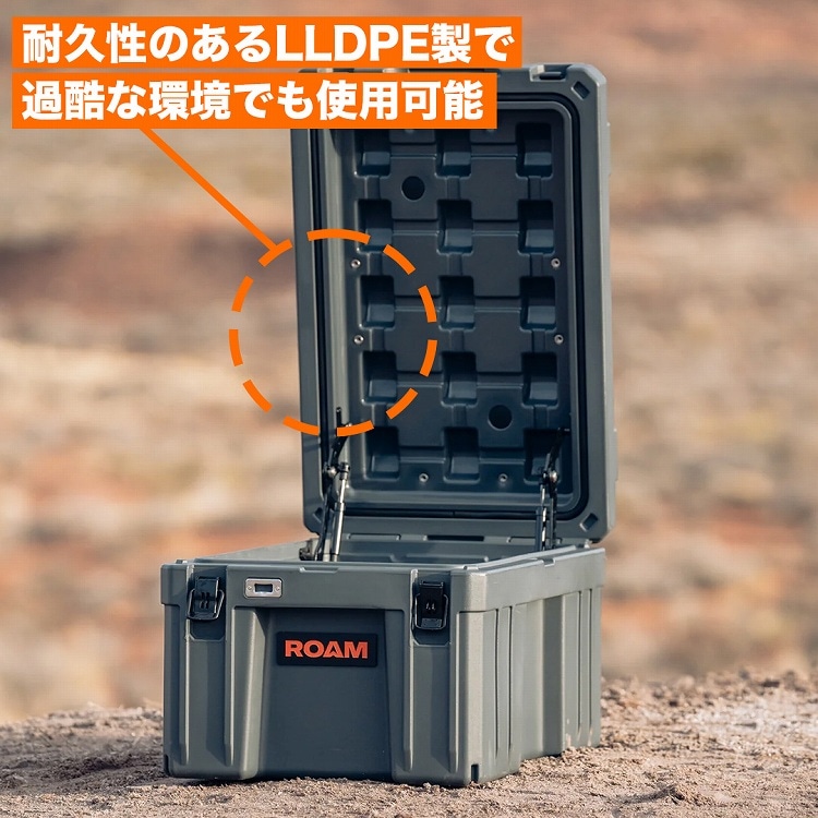 ROAM ADVENTURE CO. RUGGED CASE 86L ラギットケース 86リットル 選べる4色  スレート/ブラック/ODグリーン/デザートタン ローム アドベンチャー